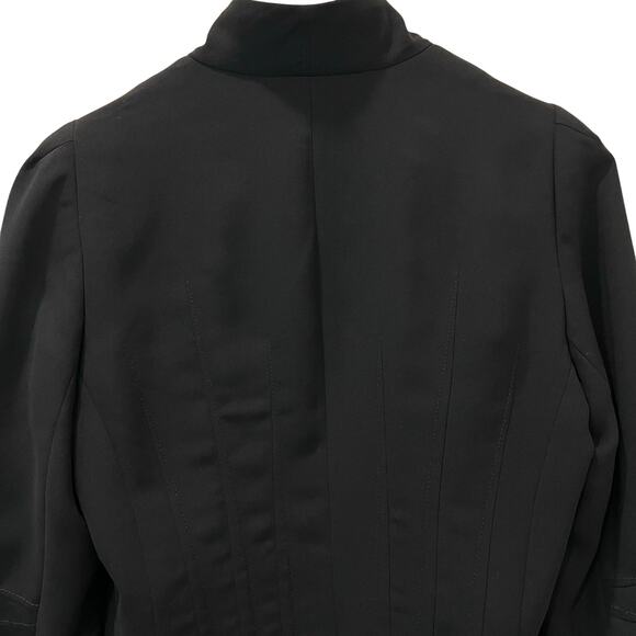 Zara Basic  Black Blazer Jacket Multiple Button Size Medium Careerwear - Picture 7 of 11